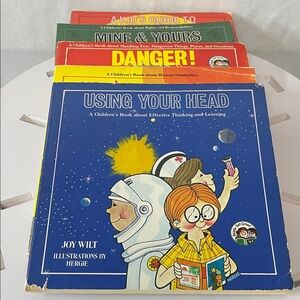 Vintage 70s Joy Wilt Lot of 5 Children’s Educational Paperback Books‎ 1979